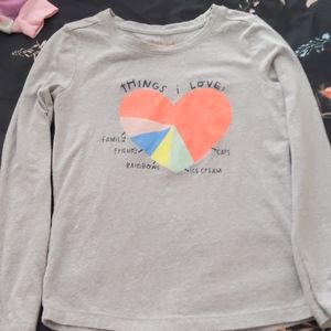 Girls Medium Cat and Jack graphic tee